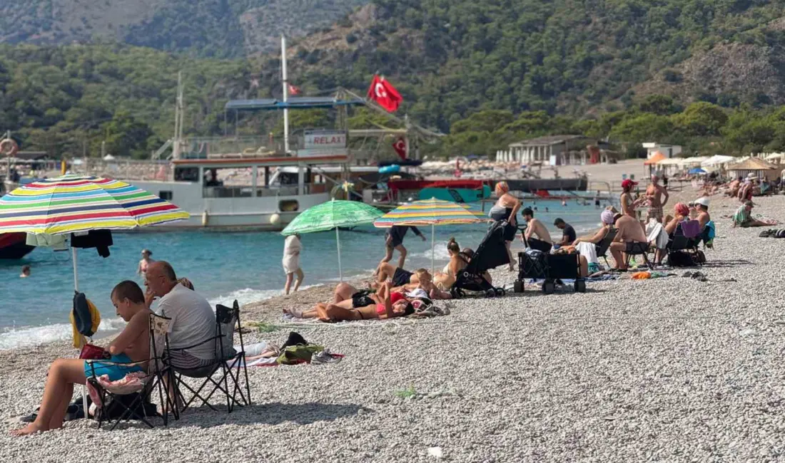 Fethiye’de eylül ayının son günlerine girilmesine rağmen yazdan kalma hava,