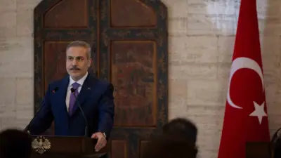 Dışişleri Bakanı Hakan Fidan, Suriye’de düzenlenen basın toplantısında, “İsrail maalesef