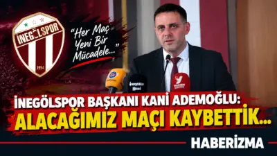 2-1 yenilgi ile biten Serikspor maçını değerlendiren başkan Kani Ademoğlu,