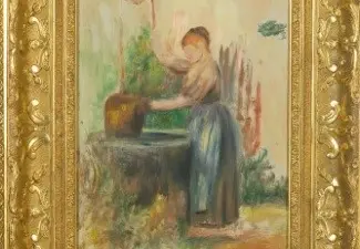Fransa’nın güneyindeki Renoir Müzesi’ne giren hırsızlar 2 tabloyu çalarak olay