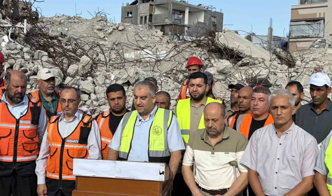 İsrail’in Gazze Şeridi’nde 2023 yılında saldırdığı 6 katlı bir binanın