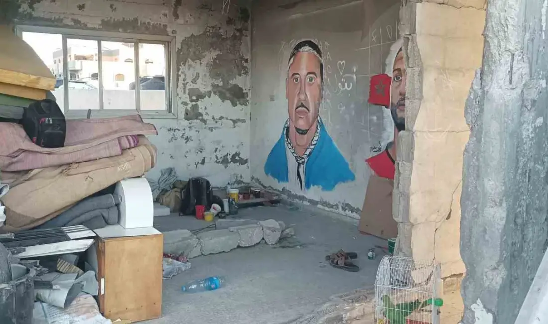 İsrail’in saldırılarını sürdürdüğü Gazze Şeridi’nin Al-Nasr Mahallesi’ndeki 21 yaşındaki Filistinli