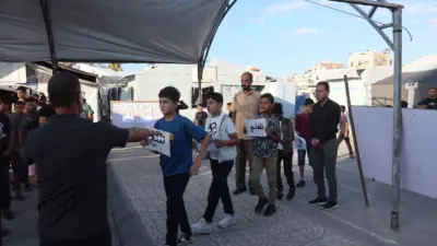 Gazze Şeridi’ndeki yaklaşık 541 bin öğrenci, İsrail’in saldırıları nedeniyle 3