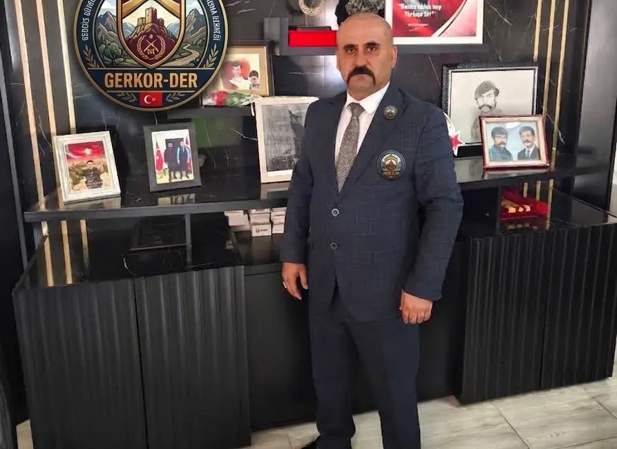 Batman’ın Gercüş ilçe merkezinde güvenlik korucularının birlik, beraberlik ve dayanışmasını