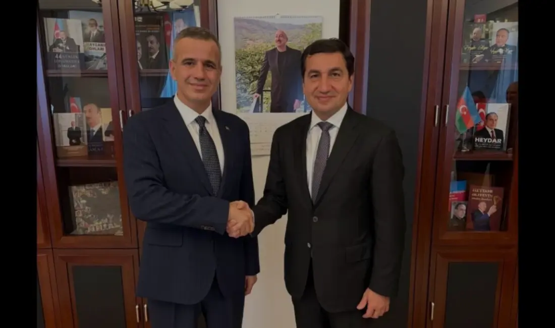 Azerbaycan Cumhurbaşkanı Yardımcısı Hikmet Hacıyev, İletişim Başkan Yardımcısı Ferhat Pirinççi