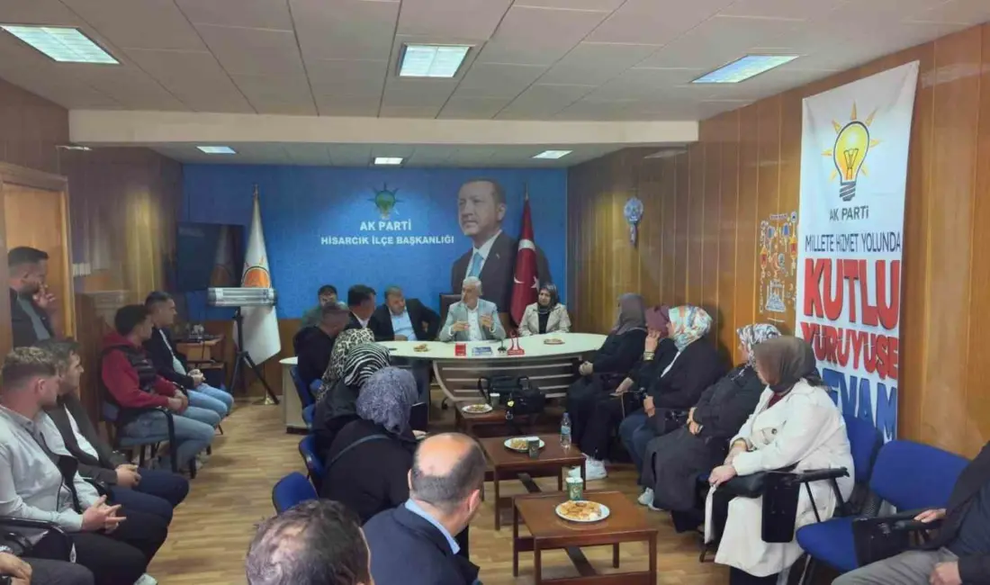 AK Parti Hisarcık İlçe Başkanlığında, Kütahya Milletvekili Adil Biçer’in katılımıyla