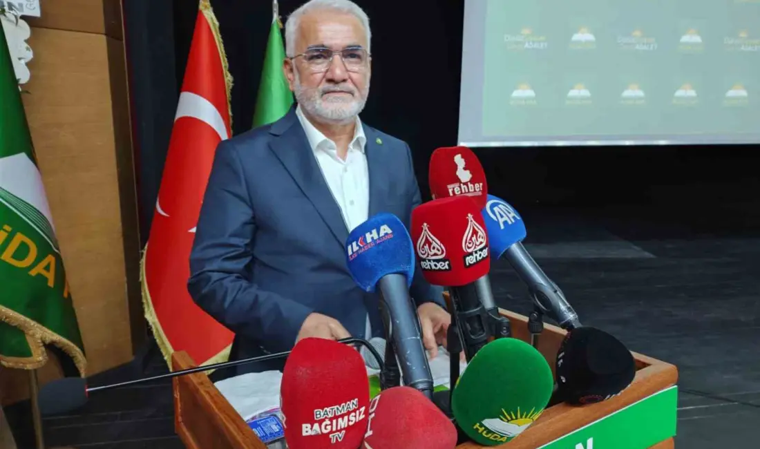 HÜDA PAR Batman İl Başkanlığı 5. Olağan İl Kongresinde Davut
