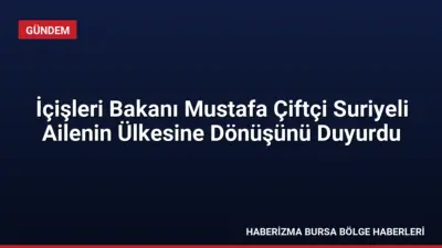 İçişleri Bakanı Mustafa Çiftçi, 2016 yılından bu yana Türkiye'de bulunan