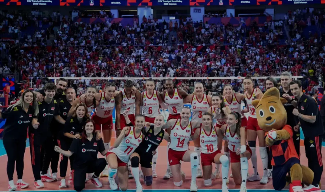 İletişim Başkanı Burhanettin Duran, CEV Trendyol 2026 Kadınlar Avrupa Şampiyonası'nda