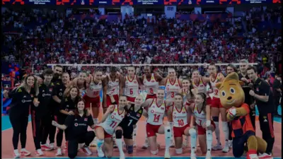 İletişim Başkanı Burhanettin Duran, CEV Trendyol 2026 Kadınlar Avrupa Şampiyonası'nda