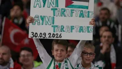 İletişim Başkanı Burhanettin Duran, Konyaspor ve Filistin Millî Takımı arasındaki