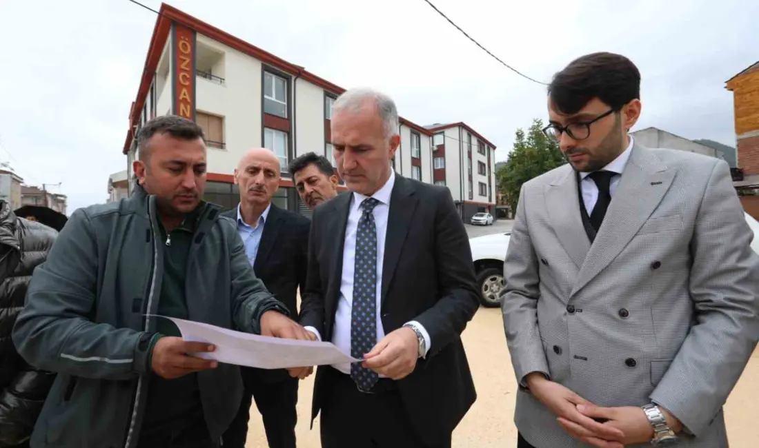 İnegöl Belediyesi, Cerrah Mahallesinde yeni yapılaşmaların olduğu bölgede 27 sokağın