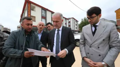 İnegöl Belediyesi, Cerrah Mahallesinde yeni yapılaşmaların olduğu bölgede 27 sokağın