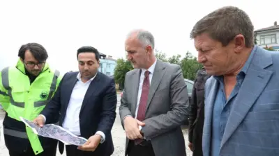 İnegöl Belediyesi, Kurşunlu Mahallesinde yapılaşmanın başladığı bölgelerde 8 sokakta 1300