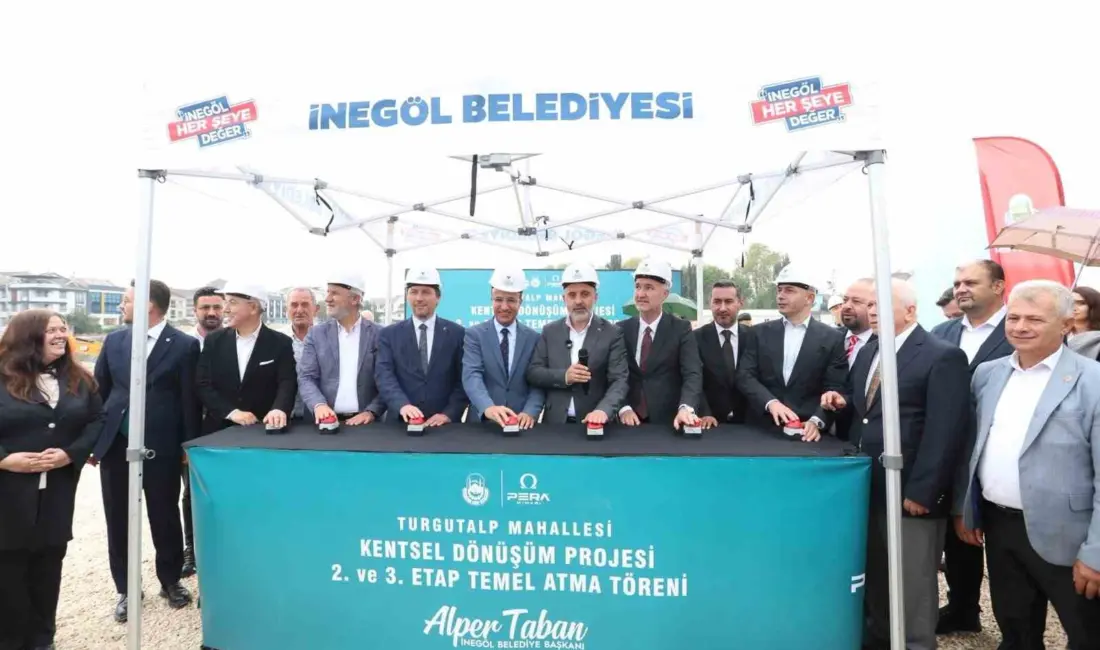 İnegöl’ün ilk yerinde kentsel dönüşüm uygulaması olan Turgutalp Mahallesi Kentsel