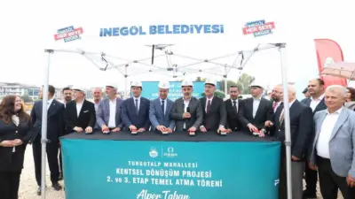 İnegöl’ün ilk yerinde kentsel dönüşüm uygulaması olan Turgutalp Mahallesi Kentsel