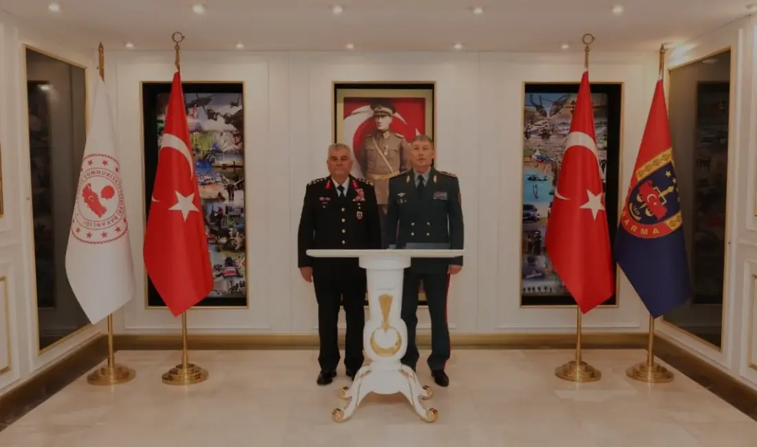 Kazakistan Müsteşarı Yerkin Botakanov, Jandarma Genel Komutanı Ali Çardakcıyı ziyaret