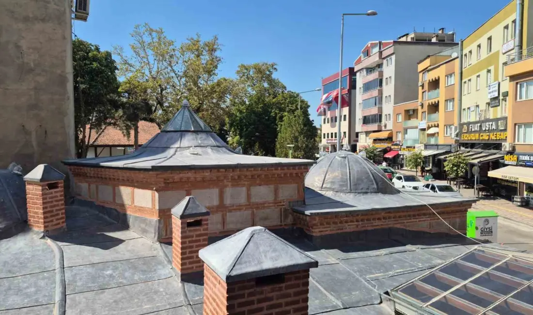 Bursa’da Kestel Belediyesi tarafından Vani Mehmet Efendi Şifa Hamamı’nda yürütülen