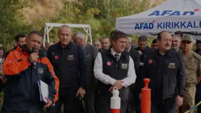 Kırıkkale'de düzenlenen bölgesel endüstriyel kaza tatbikatında kimyasal gaz yayılımı senaryosu