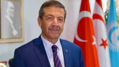 Kuzey Kıbrıs Türk Cuhmuriyeti (KKTC) Dışişleri Bakanı Tahsin Ertuğruloğlu, Kıbrıs