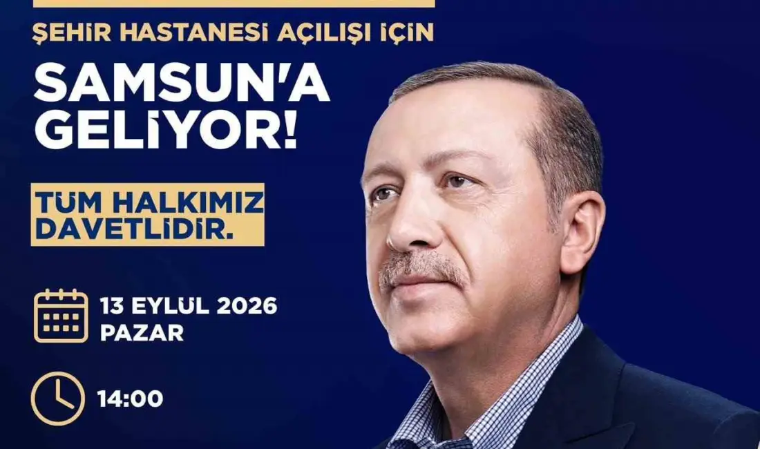 AK Parti Samsun İl Başkanı Mehmet Köse, Cumhurbaşkanı Recep Tayyip