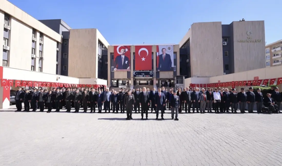 Mardin’de 19 Eylül Gaziler Günü dolayısıyla tören düzenlendi. Hükümet Konağı
