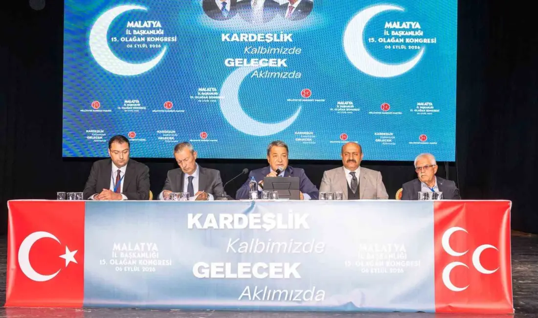 Milliyetçi Hareket Partisi’nin (MHP) Malatya 15. Olağan Malatya İl Kongresi’nde