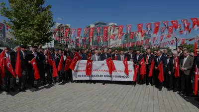 Mihraplı Şehitlik Anıtı'nda düzenlenen törenle 19 Eylül Gaziler Günü kutlandı.