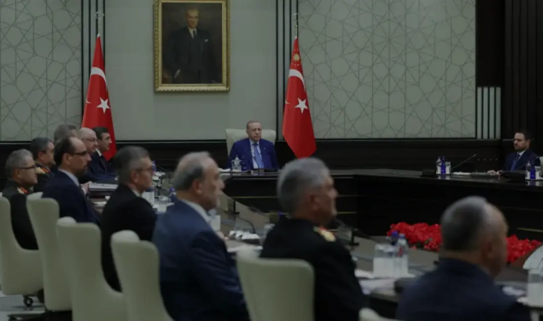 Cumhurbaşkanı Erdoğan başkanlığında toplanan MGK, terörle mücadele ve bölgesel krizlere