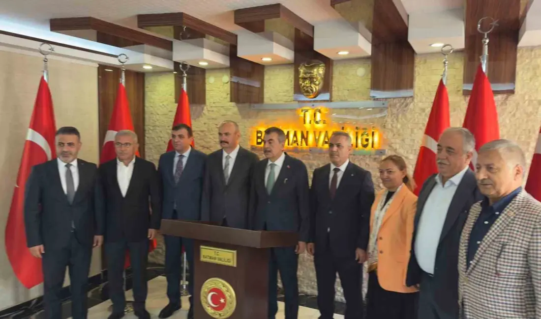Milli Eğitim Bakanı Prof. Dr. Yusuf Tekin, Batman Valiliğini ziyaret