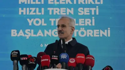 Ulaştırma ve Altyapı Bakanı Uraloğlu, Milli Hızlı Tren projesinde seri