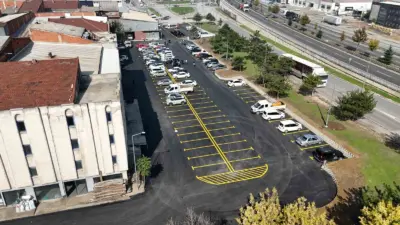 İnegöl Belediyesi, 165 araçlık otoparkın yapımı tamamlandı. Hem bölge esnafının