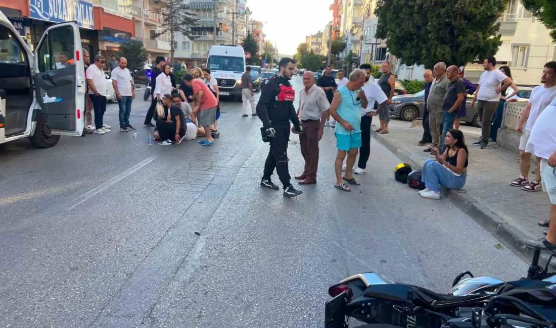 Bursa’nın Mudanya ilçesinde motosikletin yayaya çarpması sonucu meydana gelen kazada,