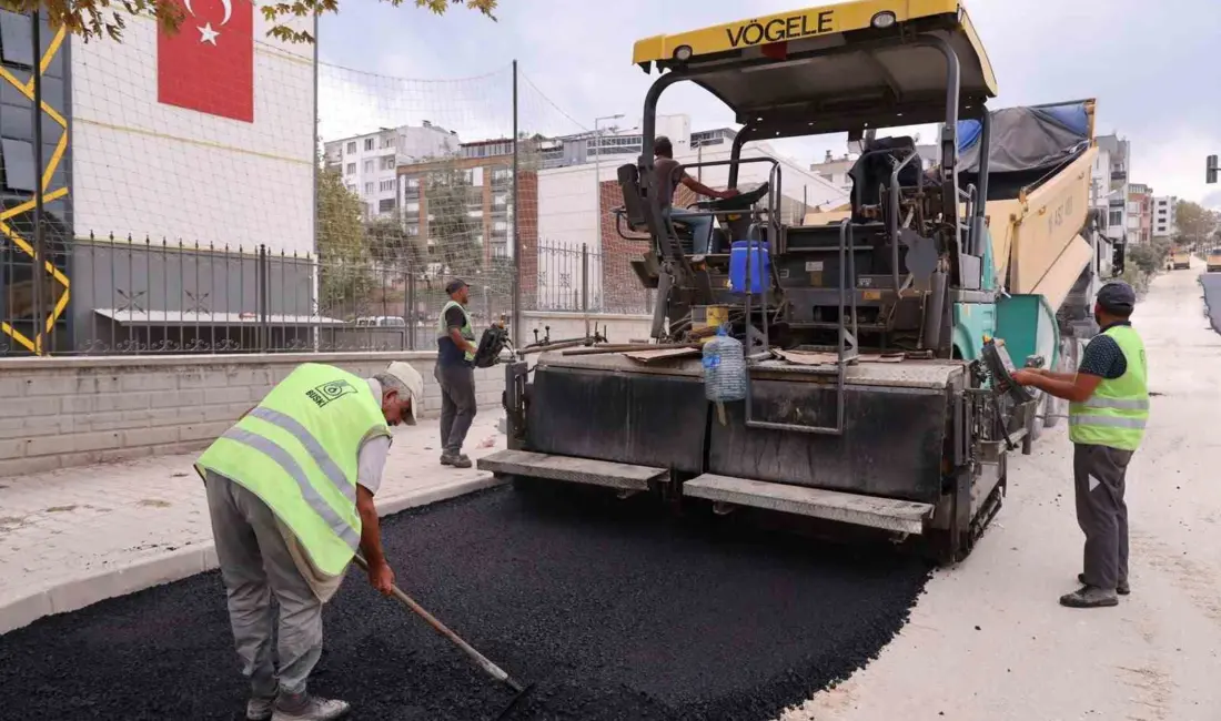 Bursa Büyükşehir Belediyesi, Mustafakemalpaşa ilçesinde altyapı imalatı tamamlanan bölgelerde üstyapı