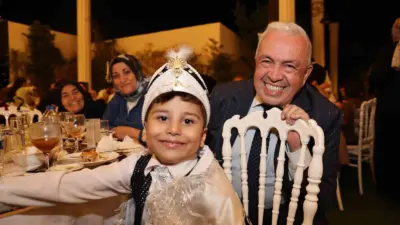 Nilüfer Belediyesi’nin düzenlediği 22’nci Geleneksel Sünnet Şöleni’nde 145 çocuk ve