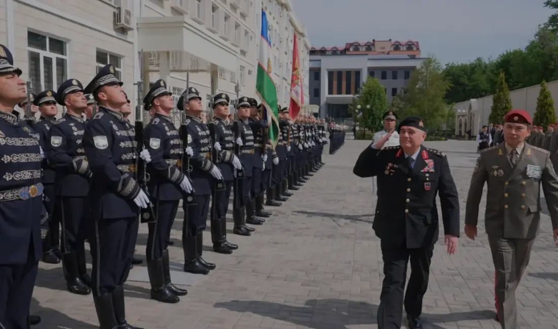 Jandarma Genel Komutanı Orgeneral Ali Çardakçı, Özbekistan'da Milli Muhafızlar Komutanlığı
