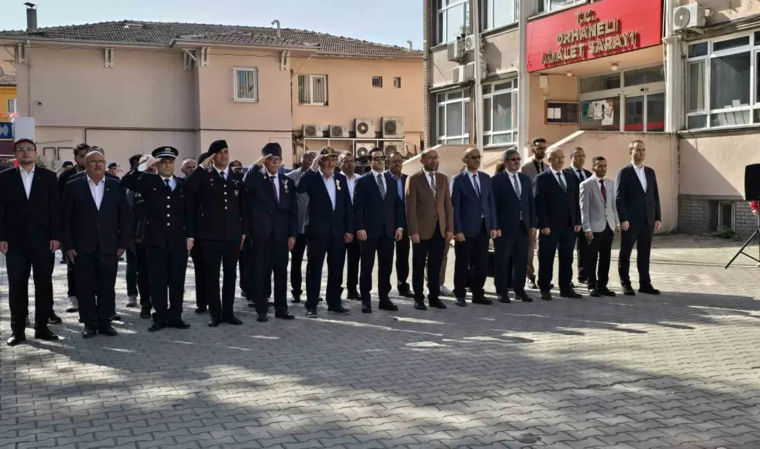 Bursa’nın Orhaneli ilçesinde gaziler günü törenle kutlandı. Orhaneli Hükümet binası