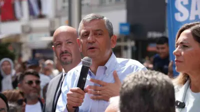Yeni Parti Genel Başkanı Özgür Özel, Tekirdağ’ın Çorlu ilçesinde düzenlenen