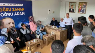 Palandöken Belediye Başkanı Muhammet Sunar, AK Parti Erzurum Milletvekili Mehmet