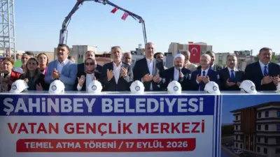 Şahinbey Belediyesinin Vatan Mahallesi’ne kazandıracağı Gençlik Merkezi’nin temeli i düzenlenen