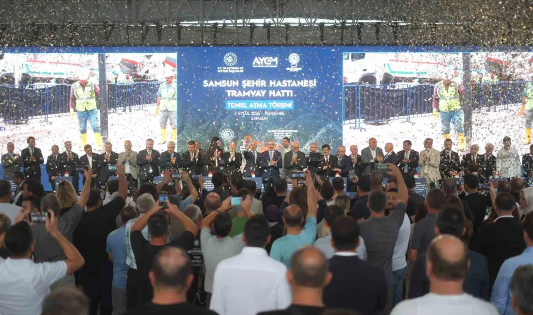 Samsun’da şehir içi ulaşımın önemli projelerinden biri olan Samsun Şehir