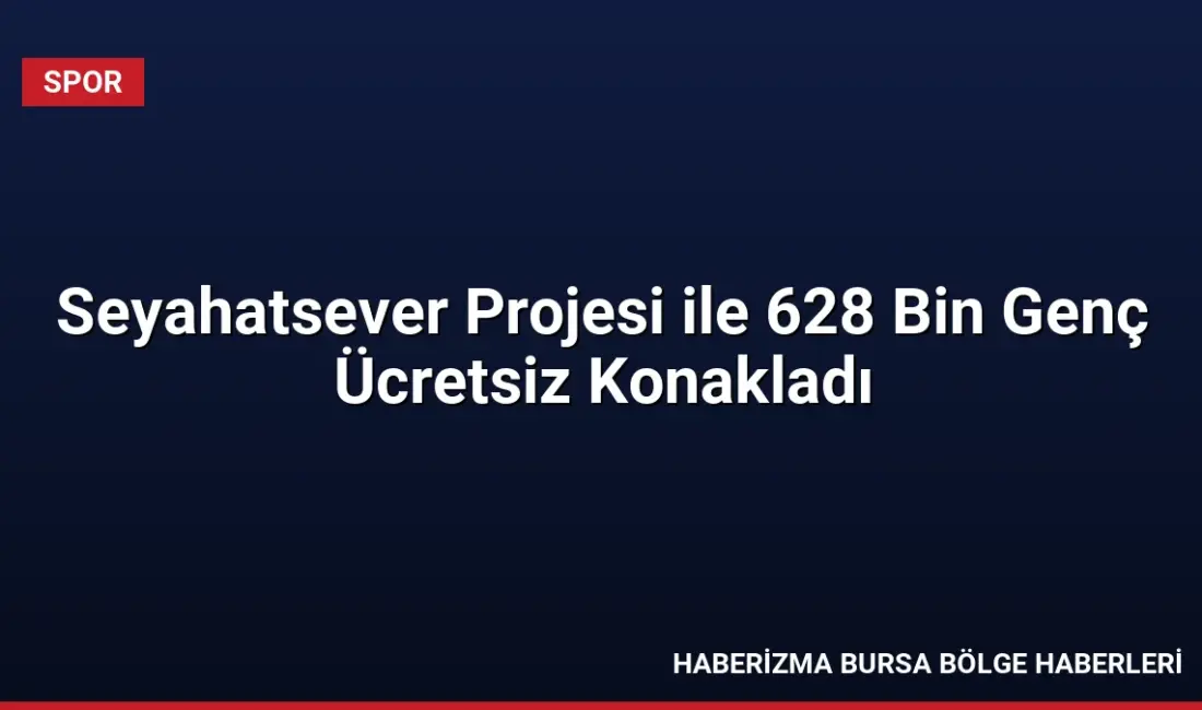 Gençlik ve Spor Bakanlığı'nın Seyahatsever projesiyle son 5 yılda 628
