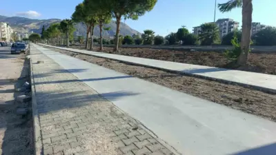 Söke Belediyesi tarafından hayata geçirilen Bisiklet ve Yürüyüş Yolu Projesi’nde