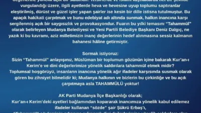 Mudanya Belediyesince bu yıl 8.’si düzenlenen Kitap Fuarı kapsamında gerçekleştirilen