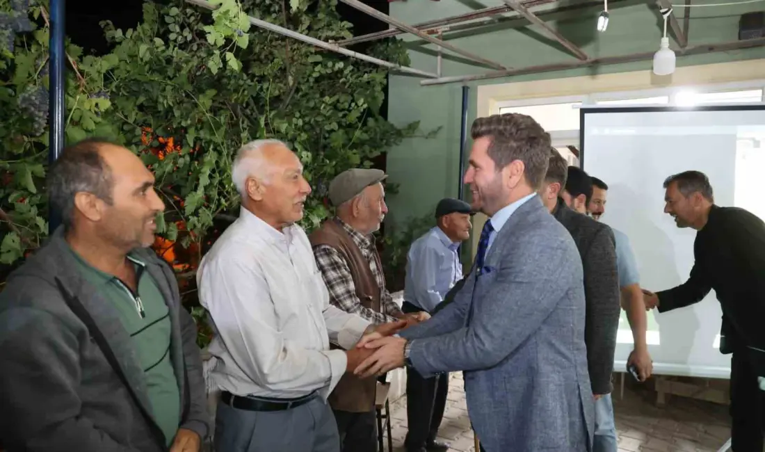 Tavas Belediye Başkanı Kadir Tatık, Halk Toplantısı kapsamında Kozlar Mahallesi’nde