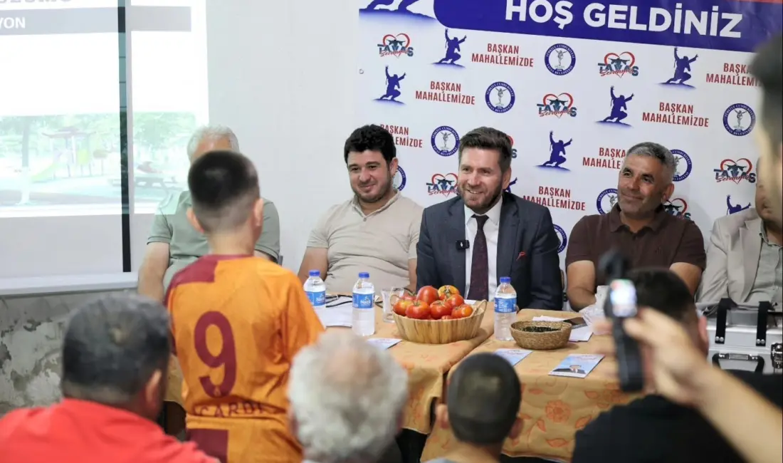 Tavas Belediye Başkanı Kadir Tatık, Yorga Mahallesi sakinleriyle bir araya