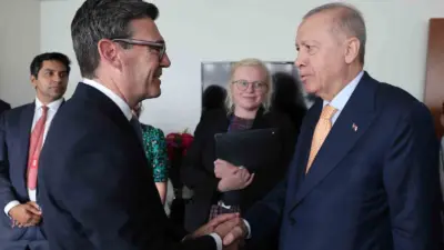 ABD Başkanı Donald Trump, İngiltere Başbakanı Andy Burnham ile bir