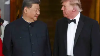 ABD Başkanı Donald Trump, Çin Devlet Başkanı Xi Jinping ile