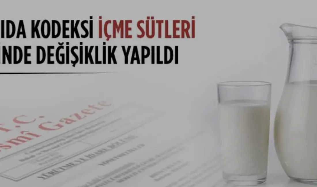 Tarım ve Orman Bakanlığı, içme sütlerinde yağ sınıflandırmasını değiştirdi, şeker