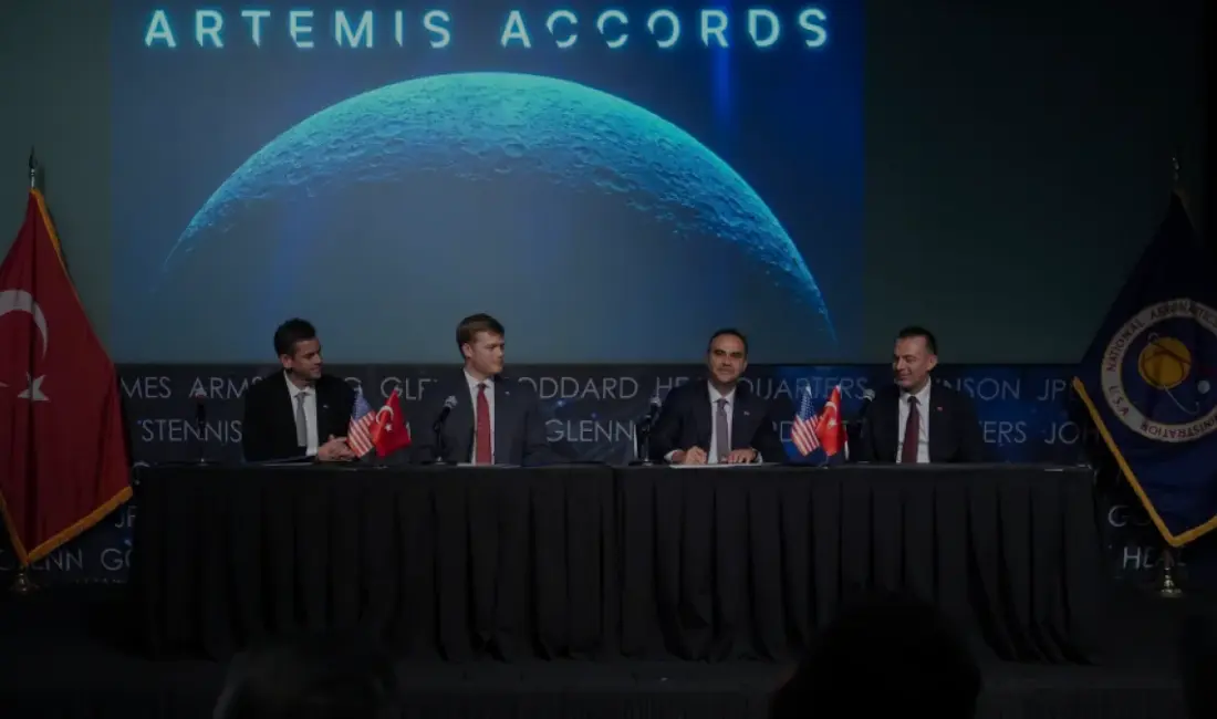Türkiye, uzayın barışçıl keşfini amaçlayan Artemis Mutabakatı’na 71’inci ülke olarak